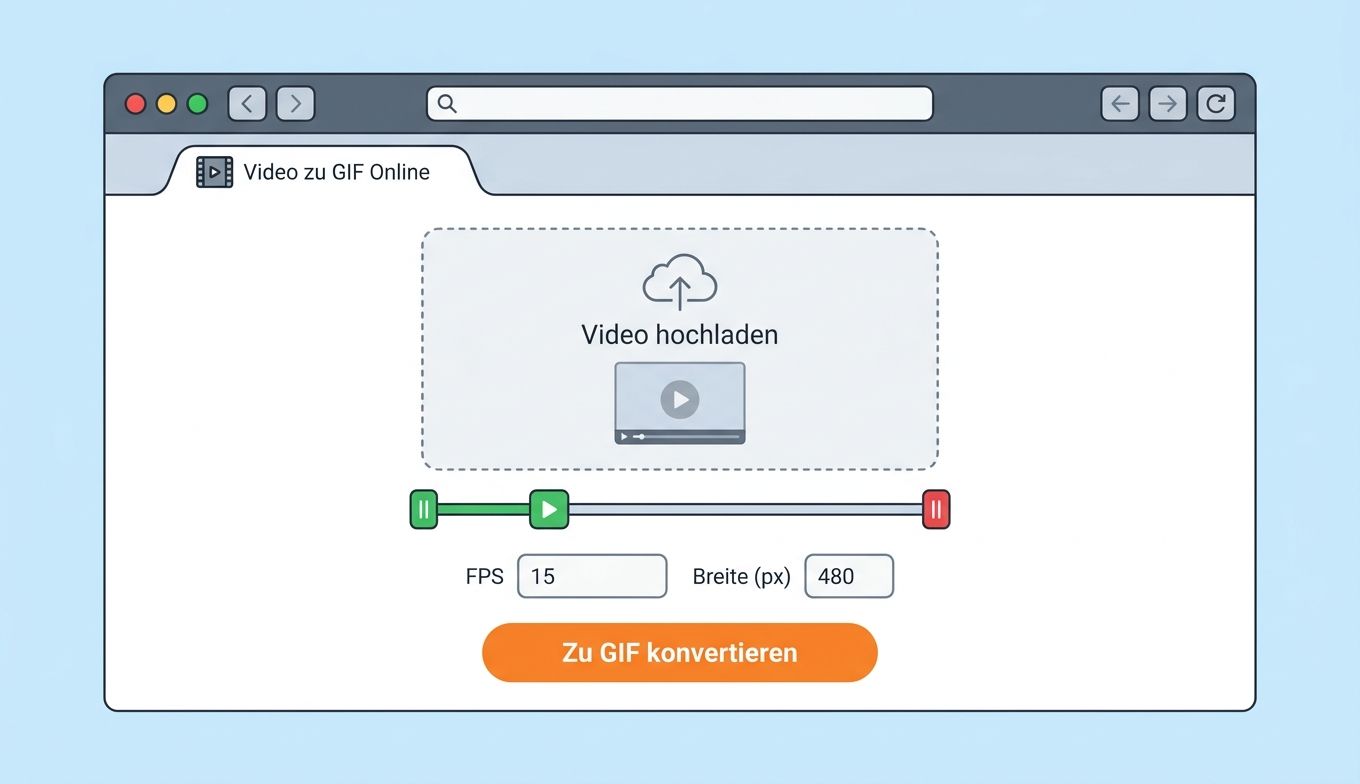 ezgif.com: Browser-Upload und GIF-Konvertierung mit Vorschau