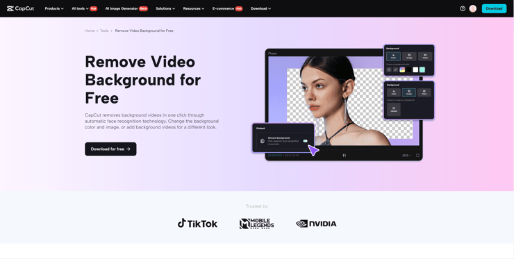 capcut interface