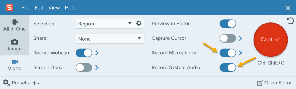 How to record screen on Windows 11 & 10 using Snagit