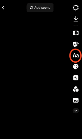 How to Put Captions on TikTok - step 1
