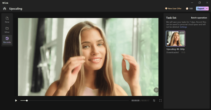 how to use wink video enhancer - step3