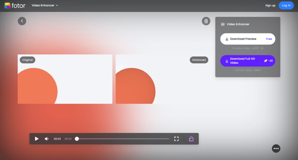 fotor video enhancer-step5