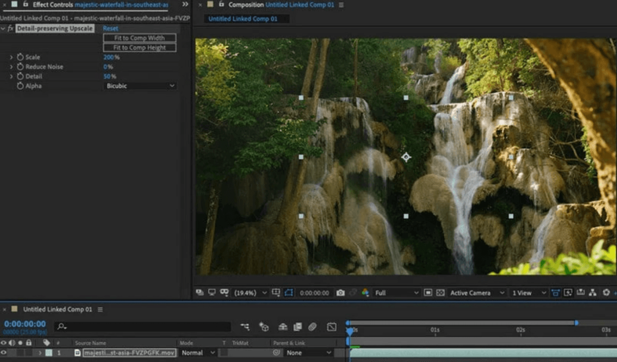 upscale 720P to 1080P premiere pro- step4