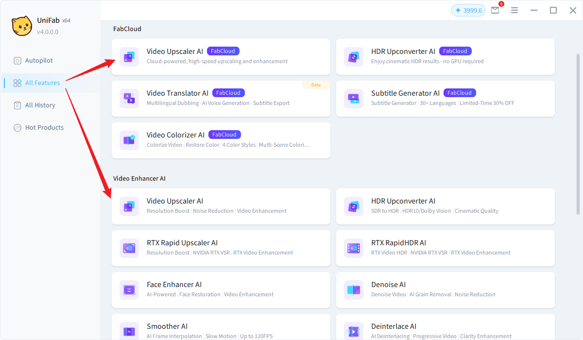 how to upscale a video using unifab - step1
