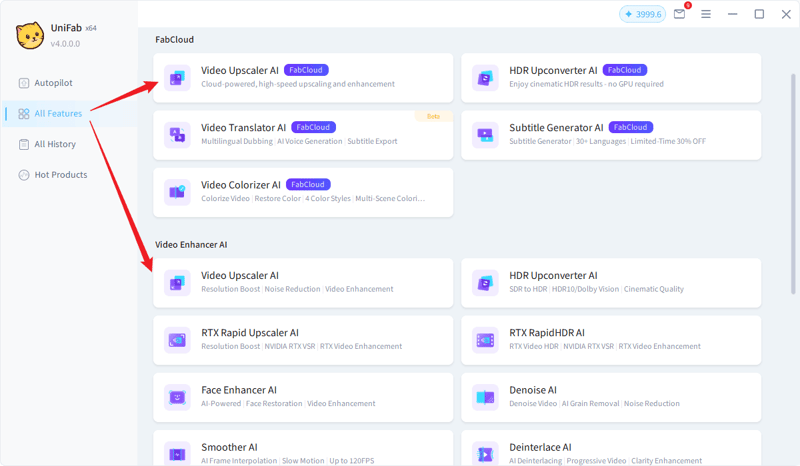 how to upscale a video using unifab - step1
