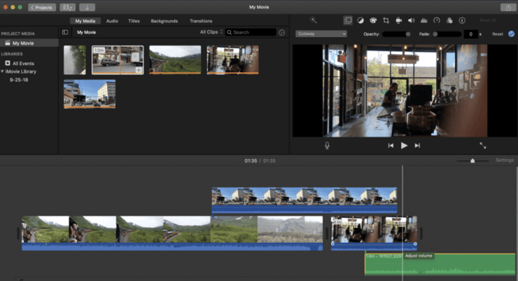 imovie video sound enhancer