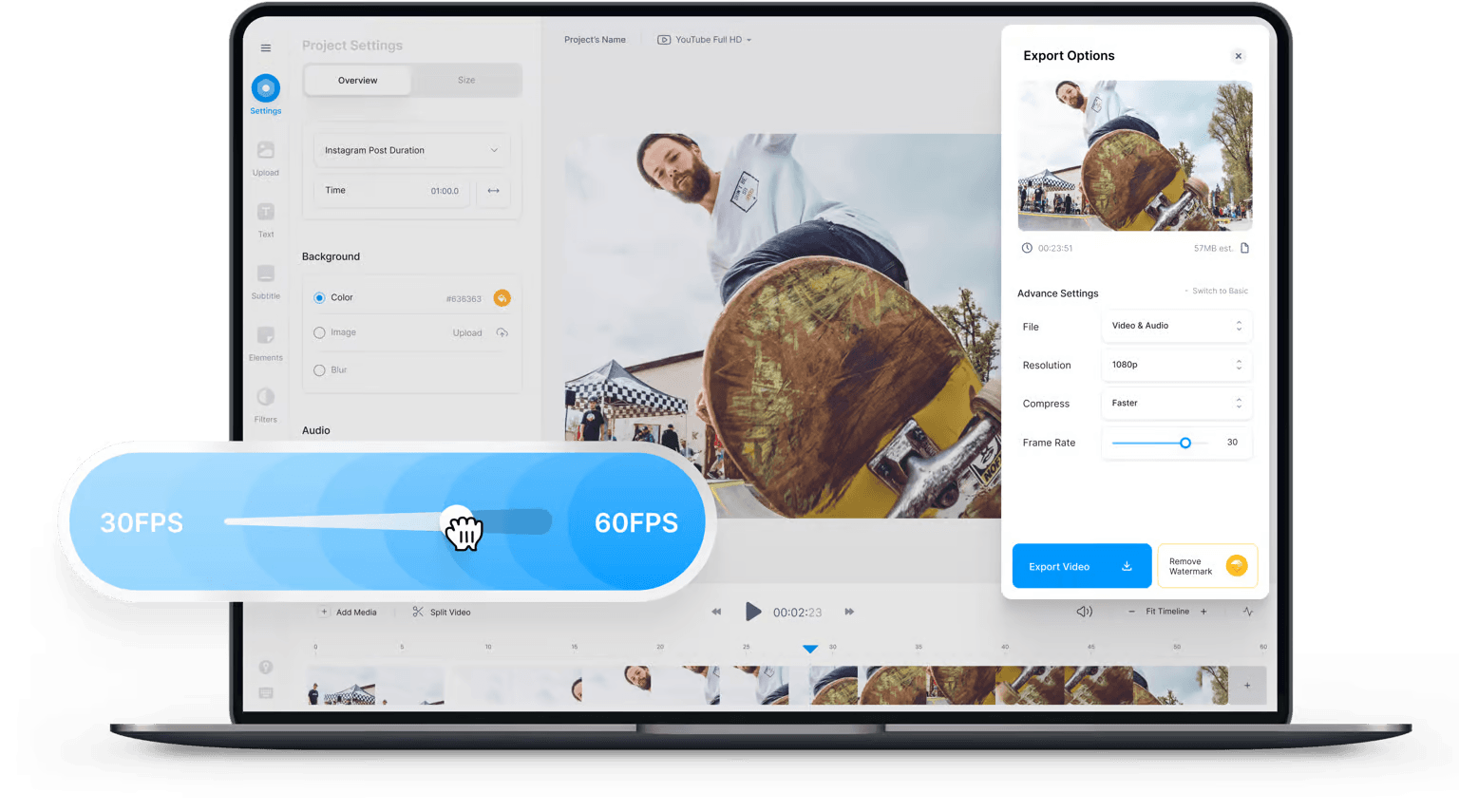 VEED.io interface