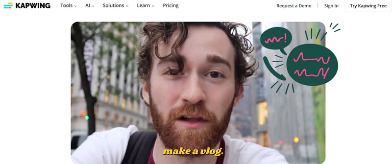 Kapwing ai video translator