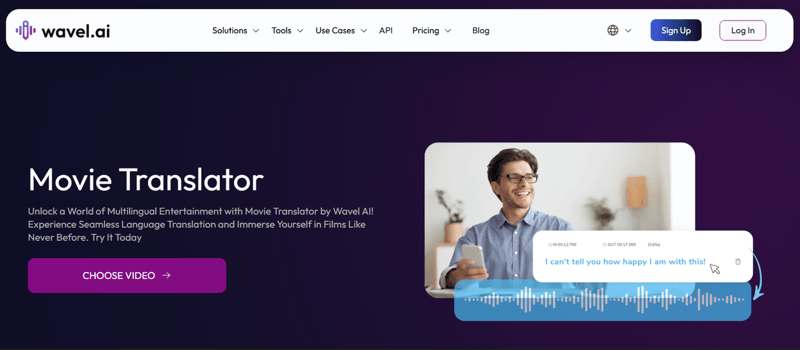 Wavel AI movie translator