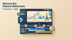 How to Remove the Filmora Watermark: 10 Options for 2026