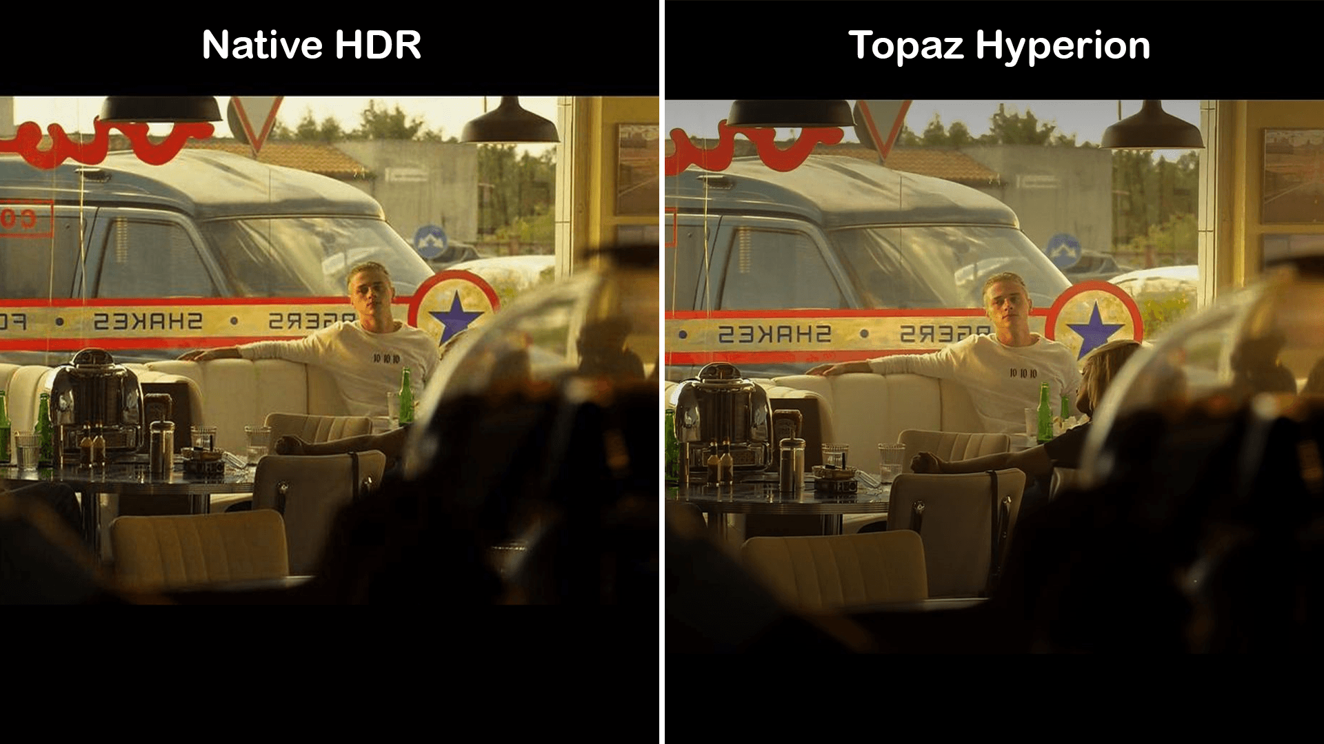 Native HDR vs Topaz Hyperion effect