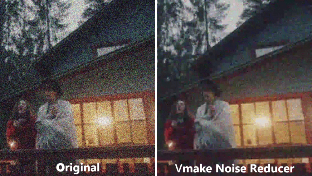 vmake denoise video effect