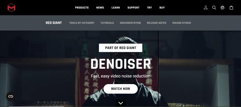 Red Giant Denoiser III controls for Premiere Pro noise cleanup