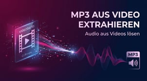 MP3 aus Video extrahieren 2026: 3 Methoden im Praxistest