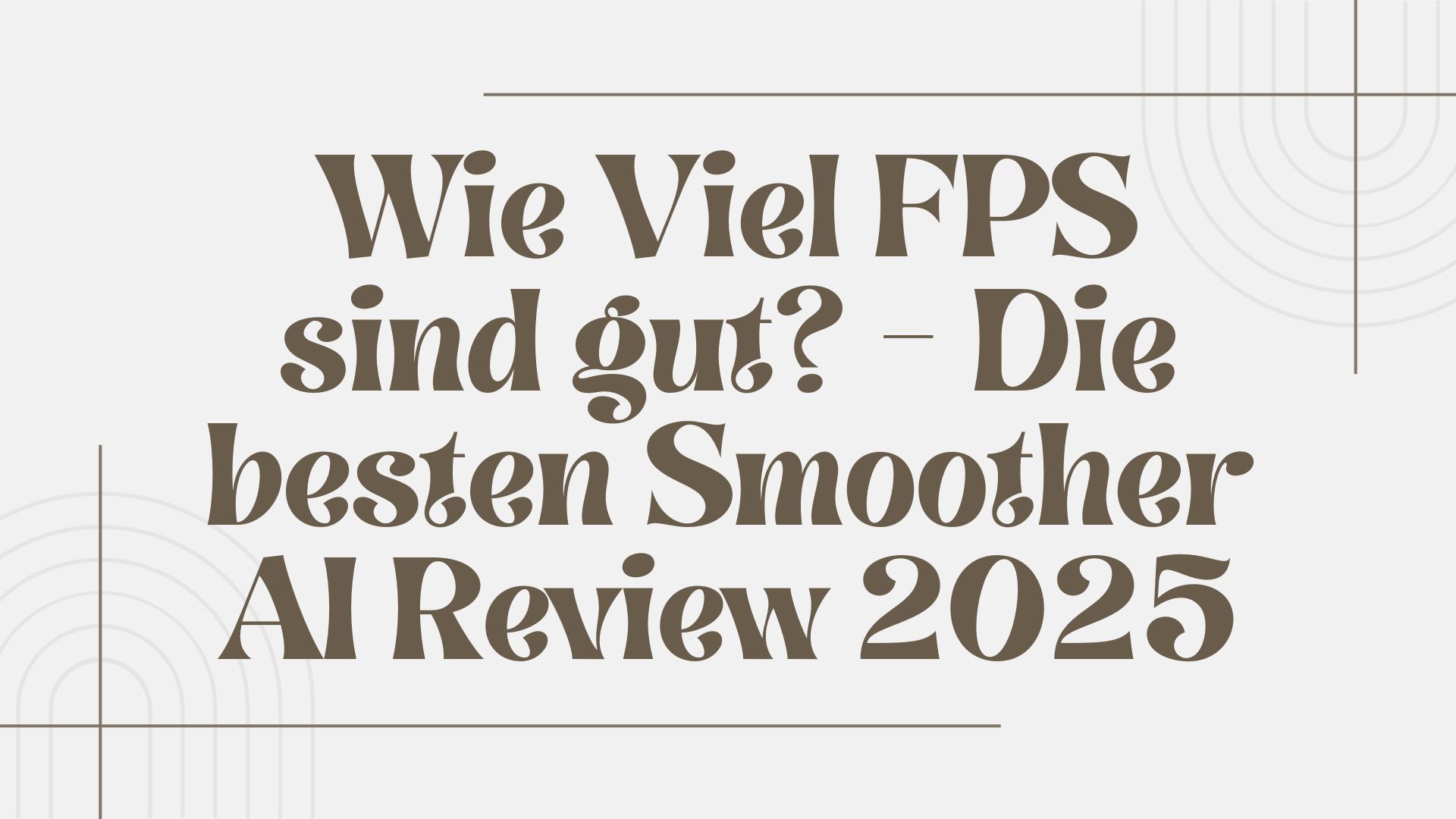 Wie viel FPS sind gut? 24, 30, 60 oder 120 FPS im Vergleich