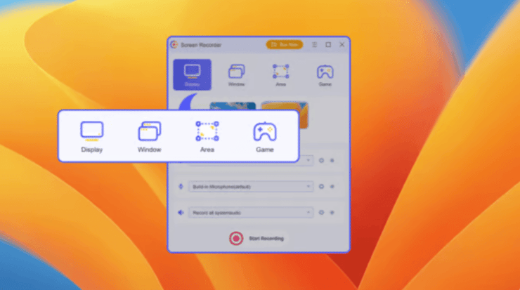 unifab screen recorder-step1