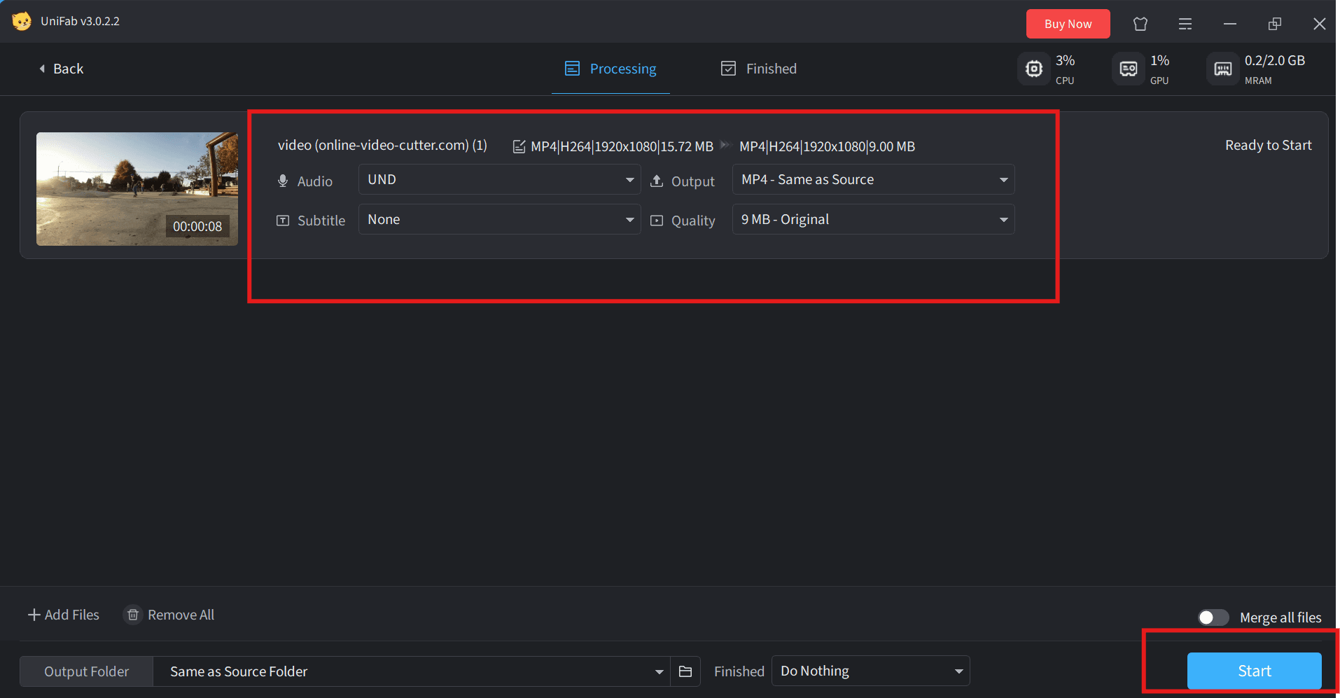 how to convert m4v to mp4-step 2.
