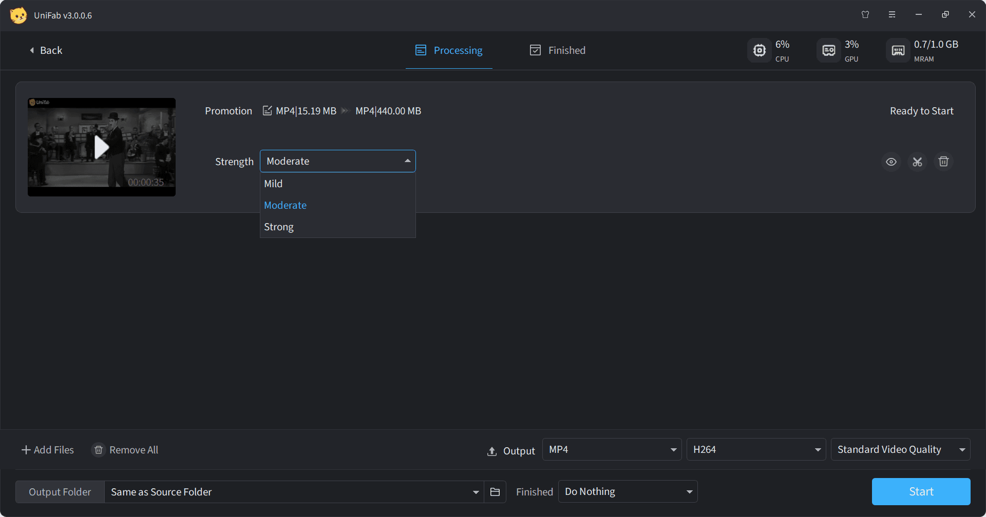 stabilize video - step2