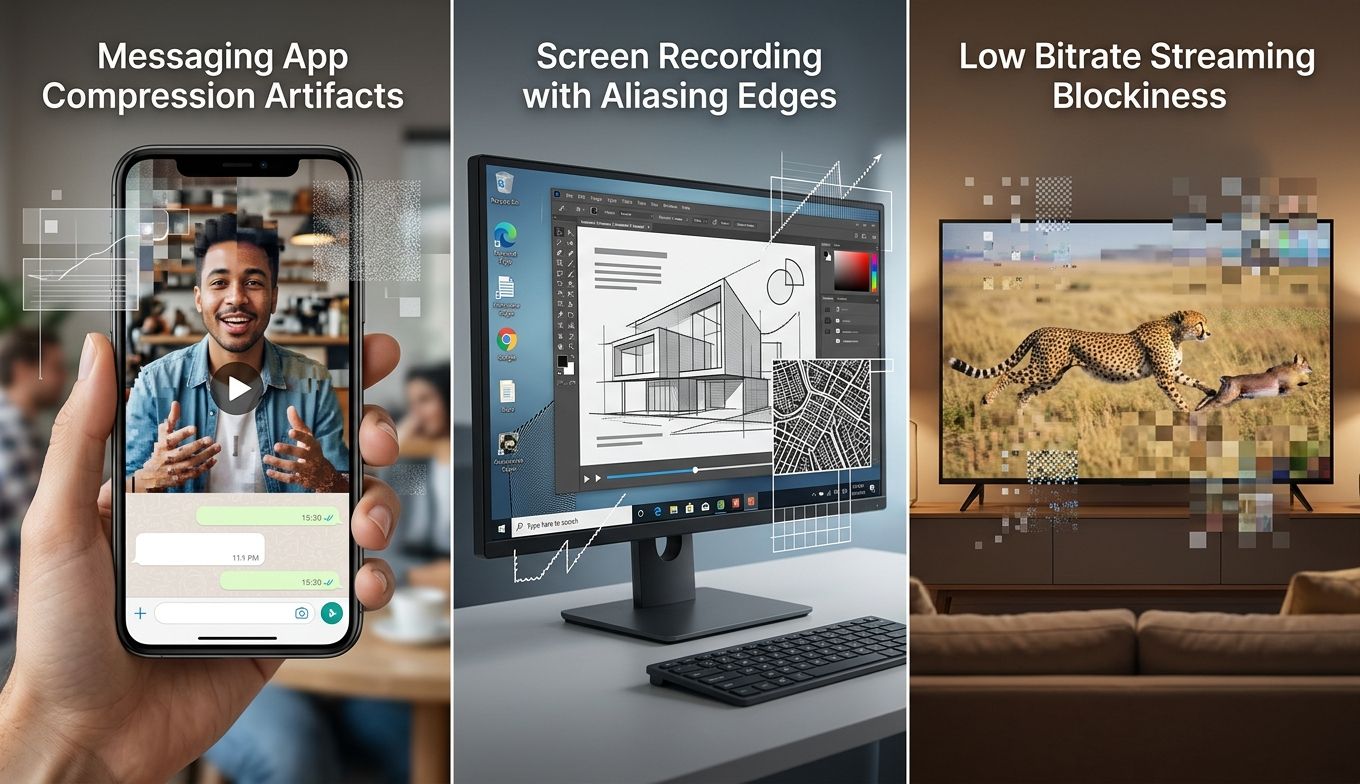 Szenariovergleich der KI-Tools für WhatsApp-, OBS- und Stream-Videos