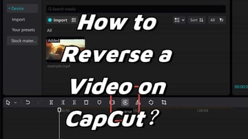 How to Reverse a Video on CapCut?