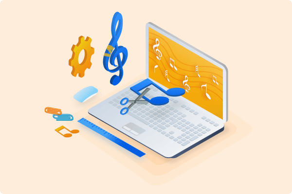 Music editing toolkit illustration