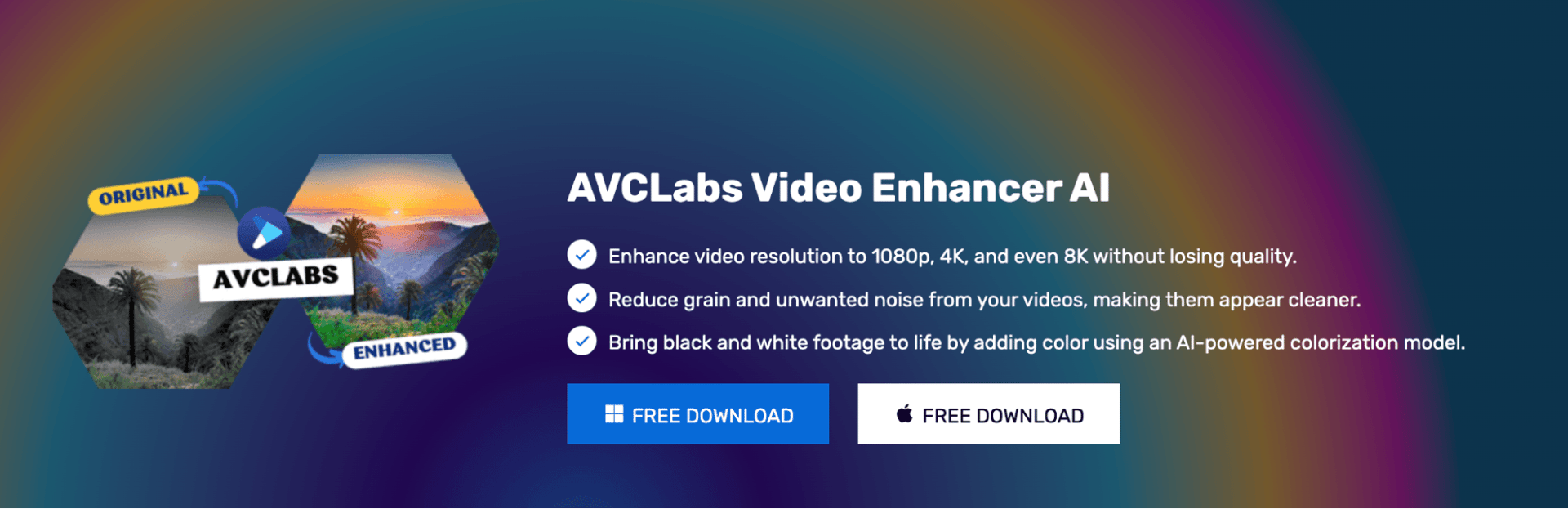 AVCLabs Video Enhancer AI 