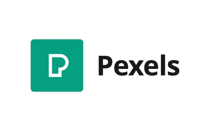 Pexels text and logo