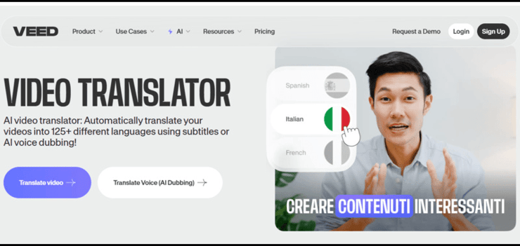 Veed AI Online Video Translator