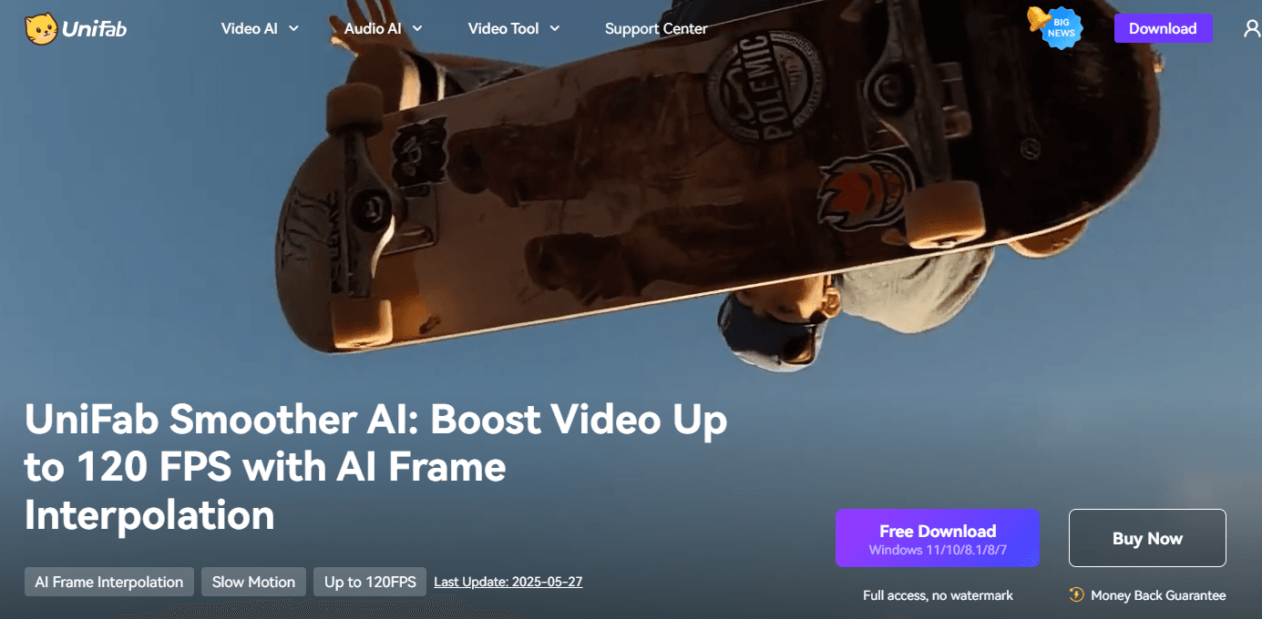 unifab smoother ai website screenshot