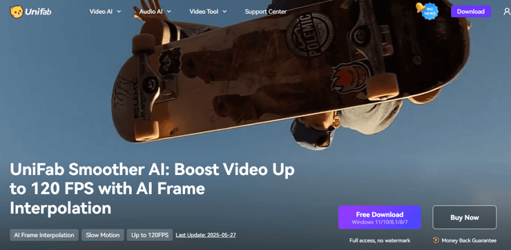 unifab smoother ai website screenshot
