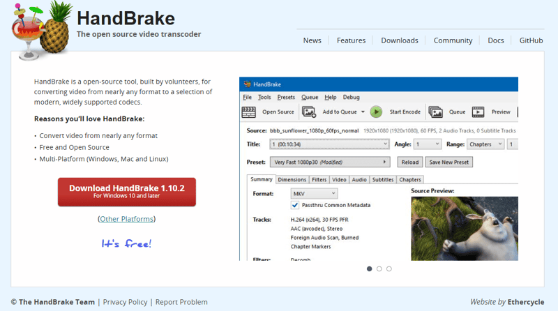 Handbrake Deinterlace Video.png