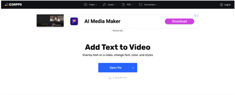 online video cutter website interface screenshot