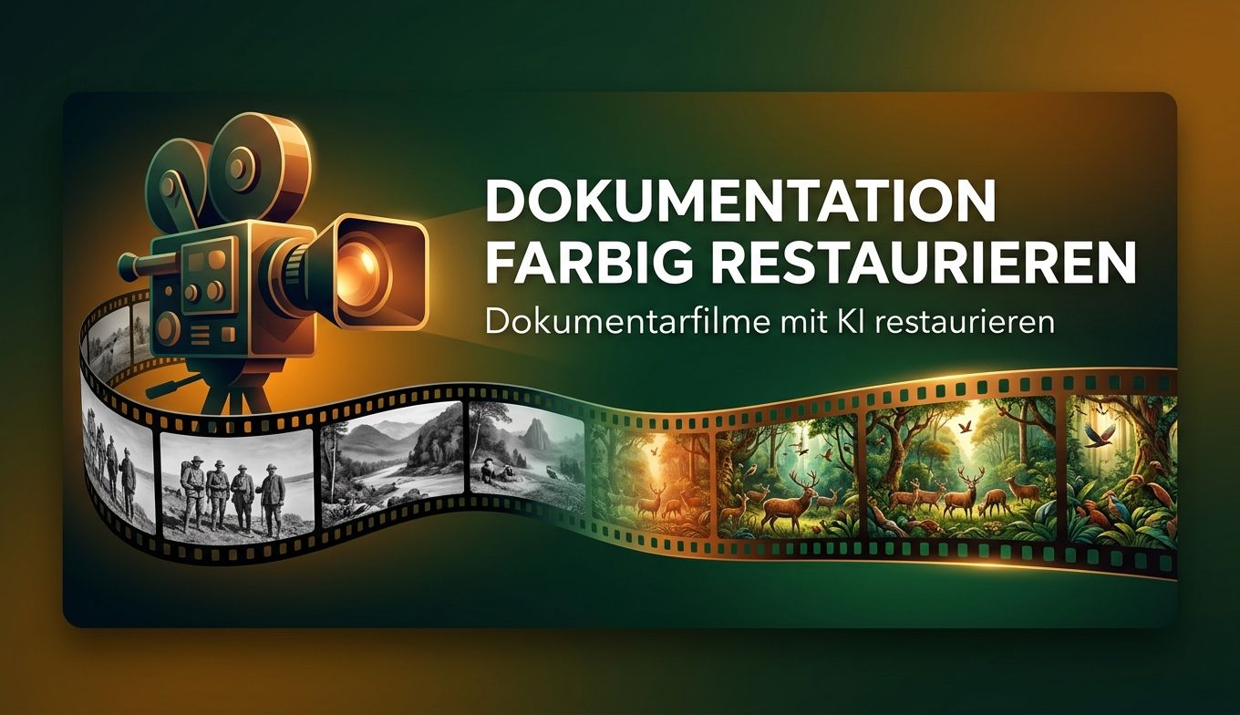 Dokumentation farbig restaurieren 2026: SW-Archivmaterial professionell kolorisieren