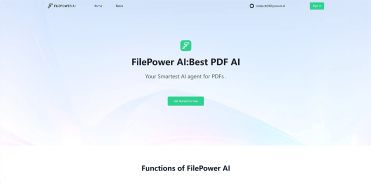 filepower AI interface