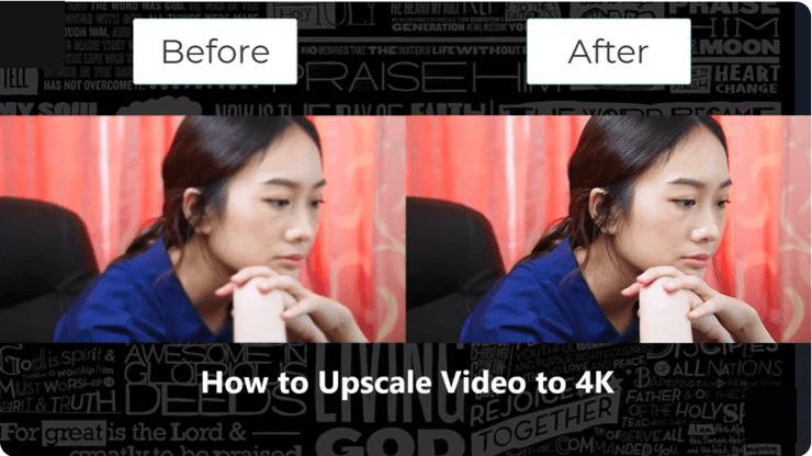 how to upscale video to 4k