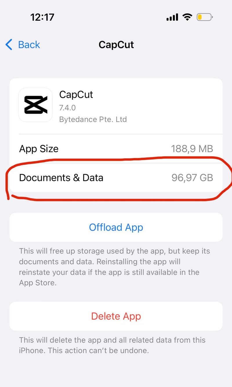 Clearing the app data for iOS users