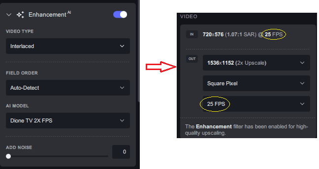 DaVinci Resolve deinterlace settings