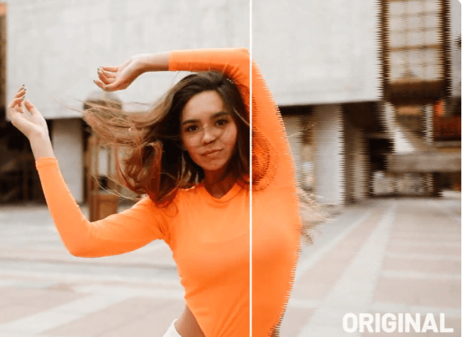 deinterlace video effect