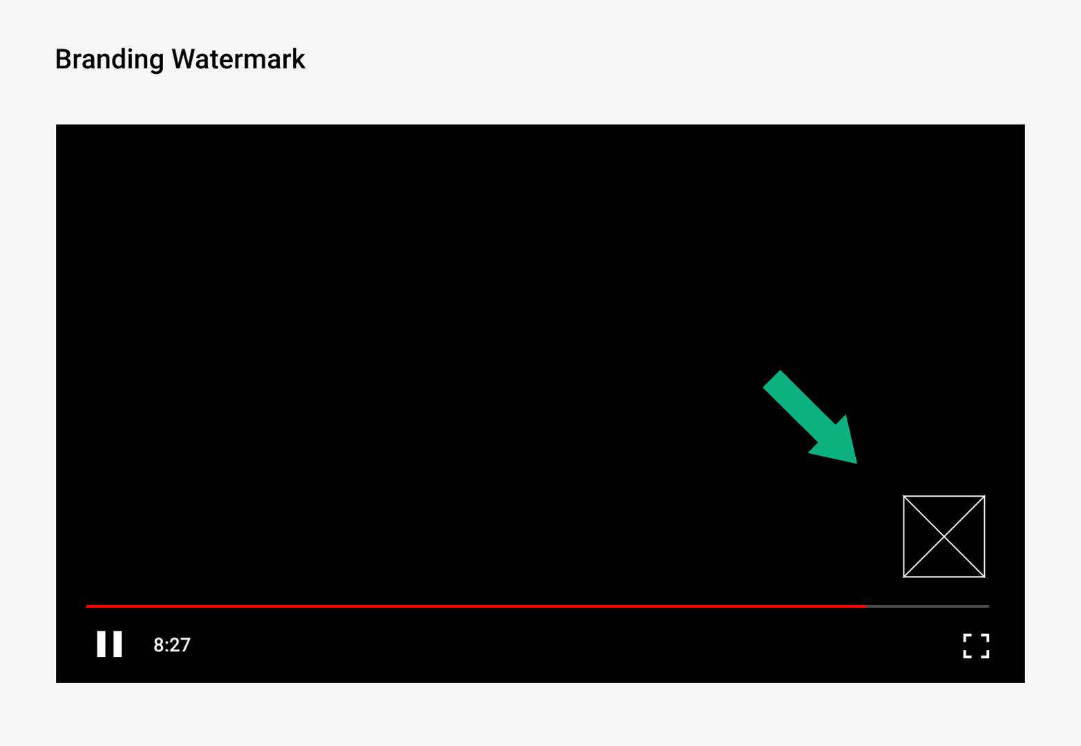 what is a YouTube watermark