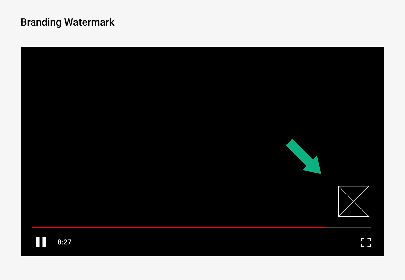 Details of YouTube Watermark Size, Shape & Step Guide