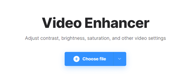 高画質化できるサイトClideo Video Enhancer Online