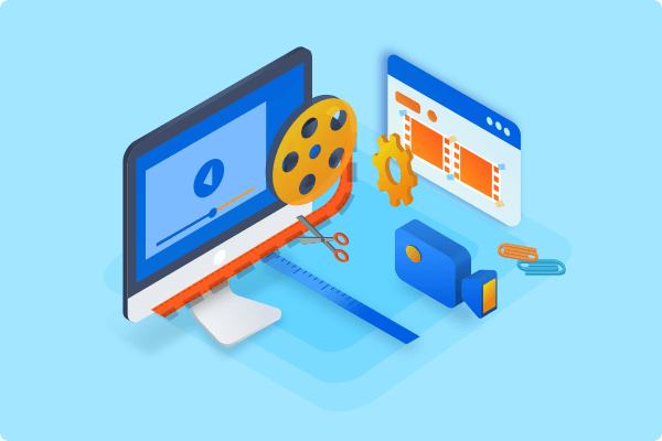 Video editing toolkit illustration