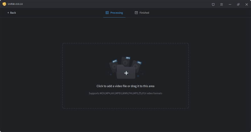 how to denoise video with unifab - Step 2