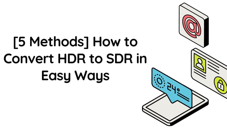 Convert hdr to sdr text image