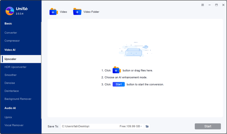 unifab video upscaler-step1