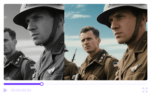 war film colorization