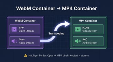 WebM zu MP4: Warum Ihr konvertiertes Video plötzlich stumm bleibt – und welche 3 Tools das verhindern