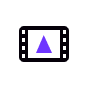 Sharpen／unsharpen videos icon