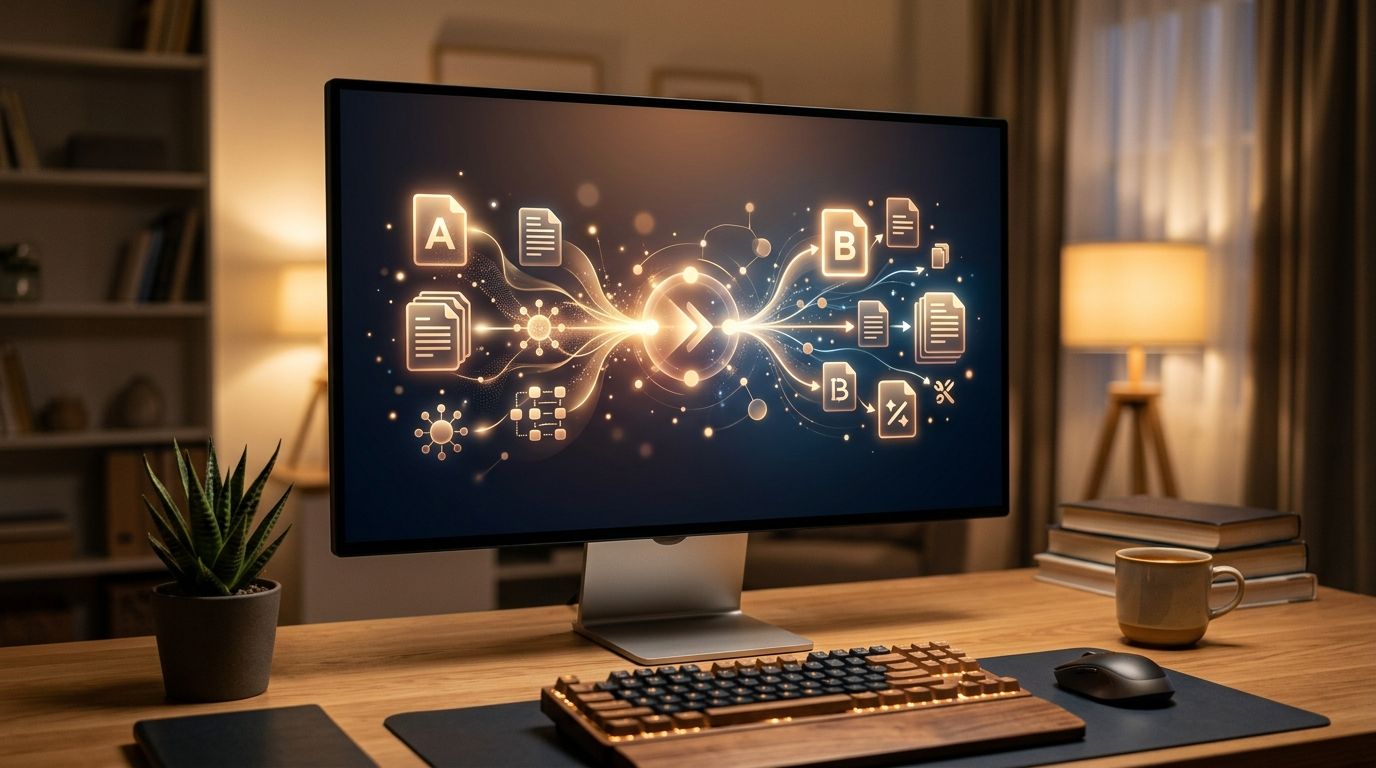 Konzept: MKV zu AVI Konvertieren Workflow (Konzeptbild)