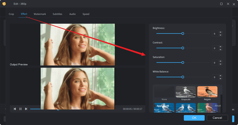 video color grading - step3